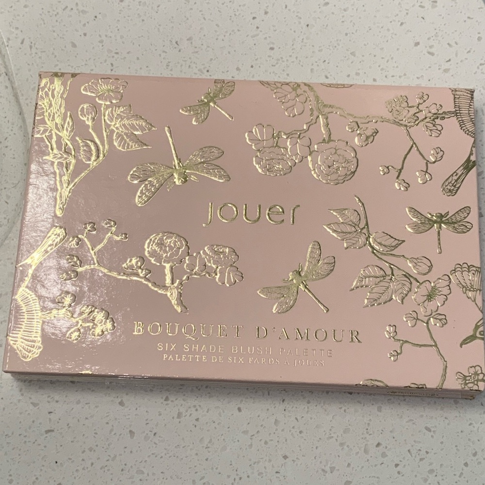 Jouer Bouquet D'Amour Blush Palette - Pink and Gold Design